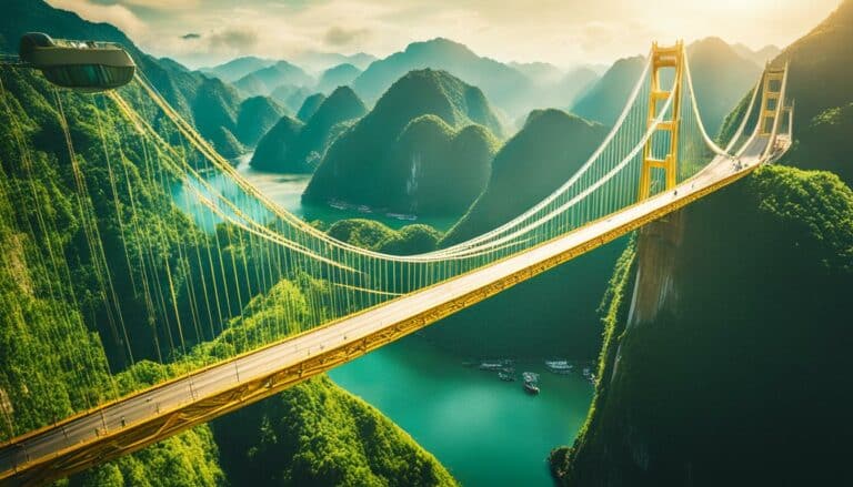 Explore the Majestic Golden Bridge Vietnam